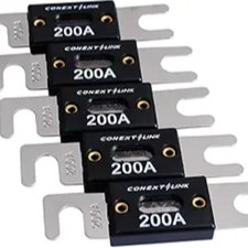 Link ANL200-5 Nickel 200 Amp ANL Fuse 5 Pack 14023