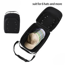 Hat Organizer Hat Travel Hard Case,Hat Carrier Storage Bag for 5-6 Baseball Cap