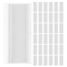 100 PCS Clear Plastic Merchandise Sign Label Holder for Shopping Mall