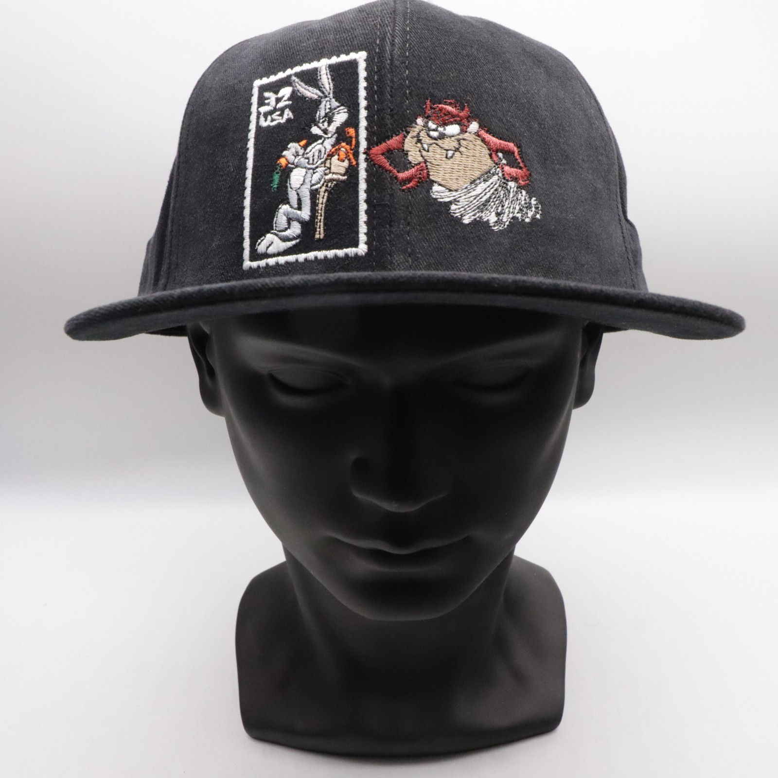 Vintage 1997 Looney Tunes USPS 32c Stamp Collection Snapback Hat: Bugs Bunny Taz