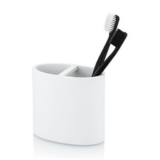 Matte White Toothbrush Holder for Home Bathroom - Multifunctional Electric To...