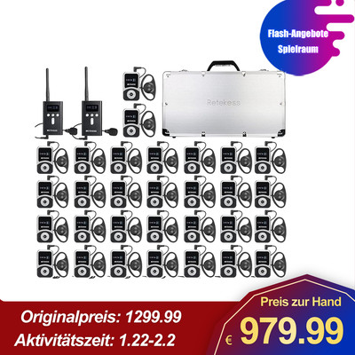 Wireless Tour Guide Audio System 2 Transmitters 30 Receives Werksausbildung