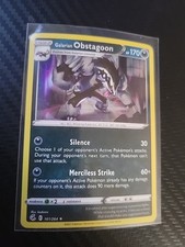 Pokemon TCG Galarian Obstagoon Fusion Strike 161/264 Reverse Holo Rare NM/M