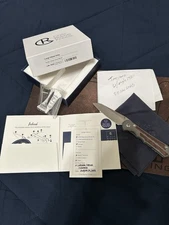 Chris Reeve Knives Large Inkosi Insingo Natural Micarta MagnaCut Blade Used