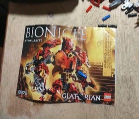 LEGO BIONICLE: Malum (8979) Complete With Instructions And Canister And Ball