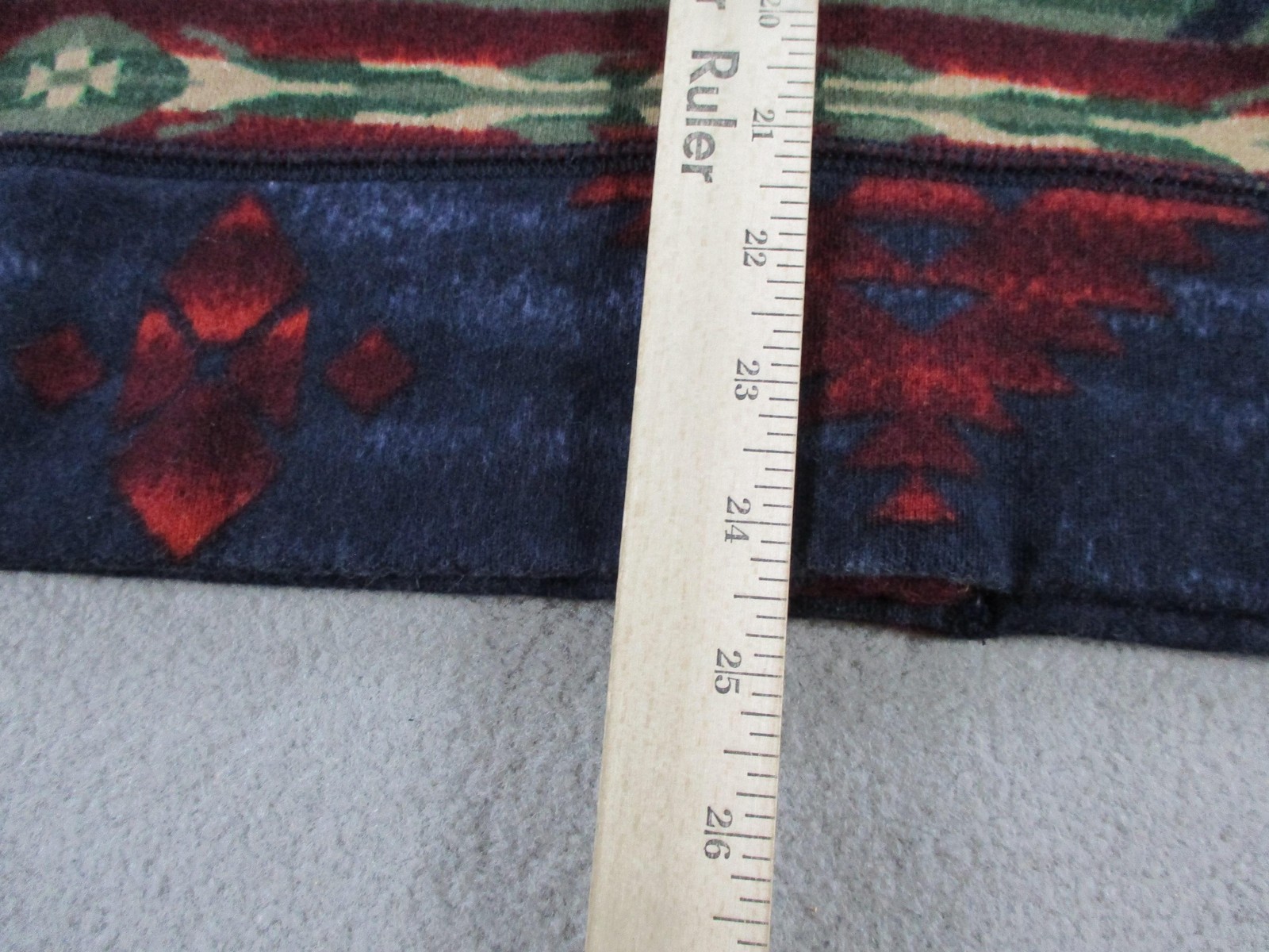 Lauren Ralph Lauren Cardigan Sweater Womens XL Southwestern Aztec Fleece Jacket thumbnail 8