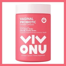 VivoNu Women's Probiotics 18 Strains 60 Vegetarian Capsules
