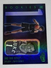 2021-22 Panini Chronicles Draft Picks - Gala Rookies Jalen Johnson #193 Green...