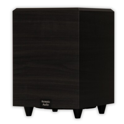 8'' Powered Subwoofer Speaker Home Theater Sound Active Amplified Bass Sub NEW
