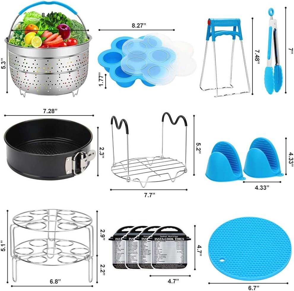 All-in-One 101-Piece Pressure Cooker Accessory Set &ndash; Durable & Dishwasher Safe!