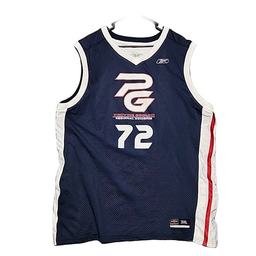 REEBOK Men's 3XL Basketball Proving Ground PG #72 REVERSIBLE Jersey Mesh Tank  - 第 1/12 張圖片