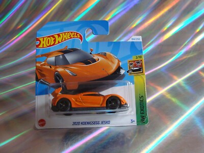 Hot Wheels 2020 Koenigsegg Jesko in Orange 2024 HW Exotics 2/10 ovp/neu 1:64