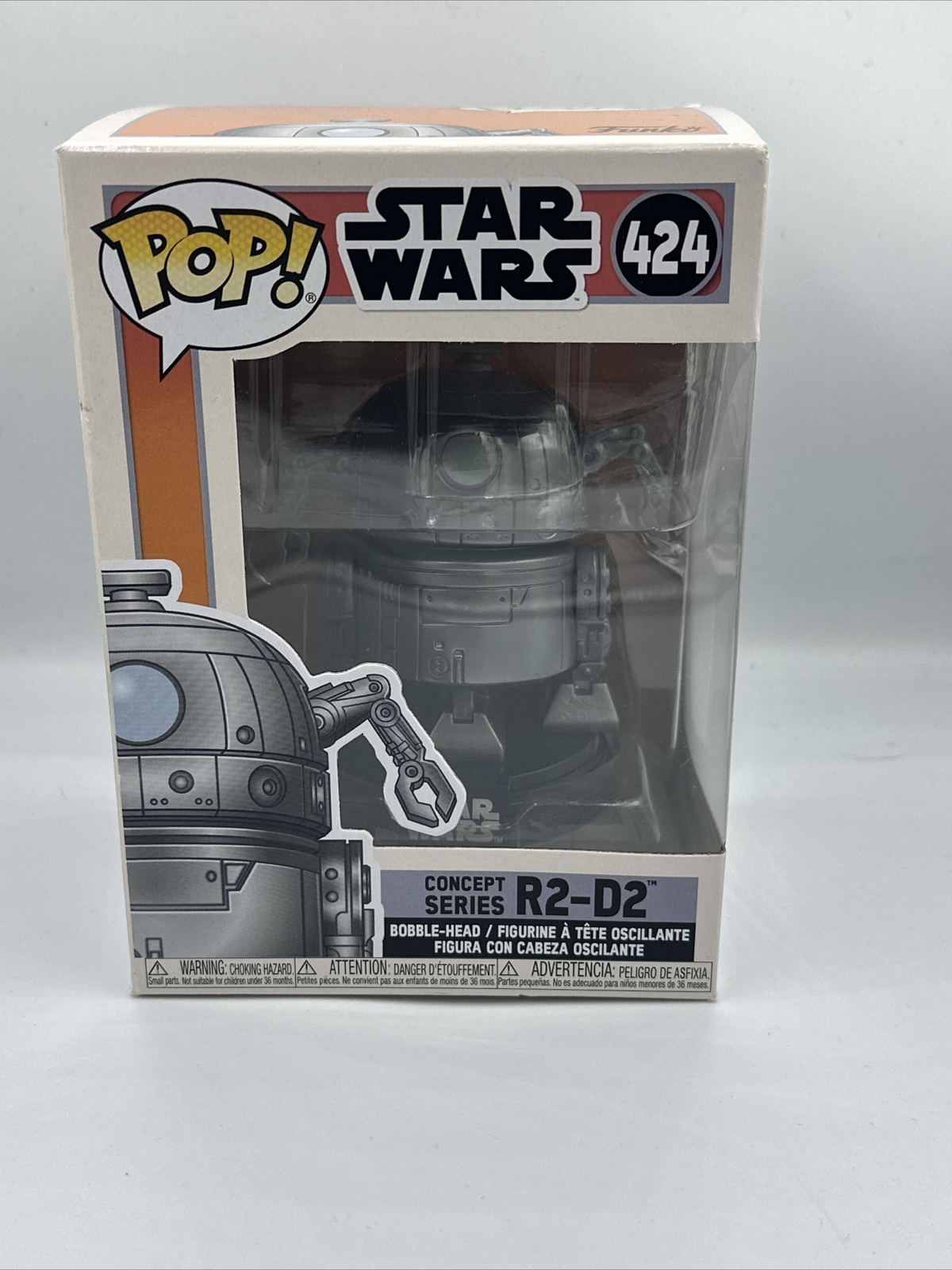 Funko Pop! R2-D2 Star Wars #424 Concept Series W/ Protector Sleeve Vinyl Figure