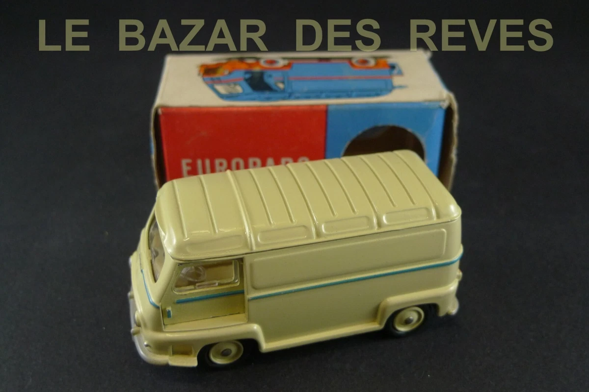 Miniature CIJ 1/43 Renault Estafette Orange 1960 Toit Repeint Jaune