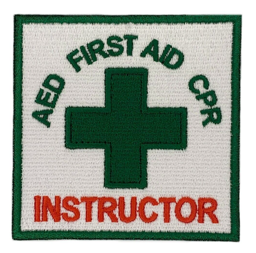 AED First Aid CPR Instructor Patch (3