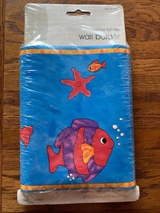 Rubber Fun Fish Wallpaper Border 15 ft x 6 7/8 in, pre-pasted