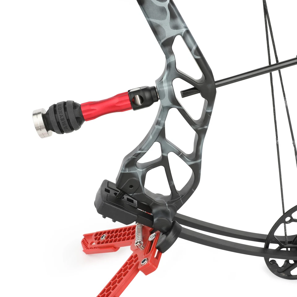 Elevador de arco compuesto estabilizador de aleación peso amortiguador silenciador caza Foto 2 de 4