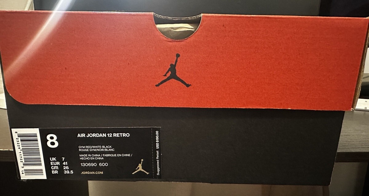 Jordon size 8 red and white 130690-600 Collectibles Jordan Air Jordan 8 Retro White And True Red Grade School  main image 2