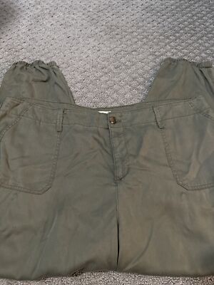 Jessica Simpson Capri Jeans Women's 20 Light Green Rolled Crop