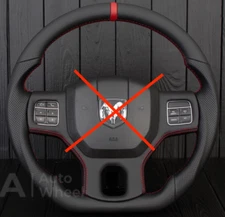 Dodge Ram 1500 2500 3500 Custom steering Wheel flat Bottom 2011-2018