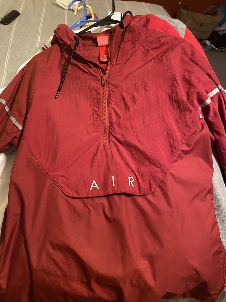 Nike Reflective Windbreaker Jacket Size Small Windrunner Maroon eBay
