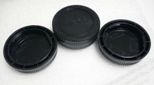 3x Rear Lens Caps 1x Front Body Cap for Lumix Olympus Micro 4/3 M4/3 Camera
