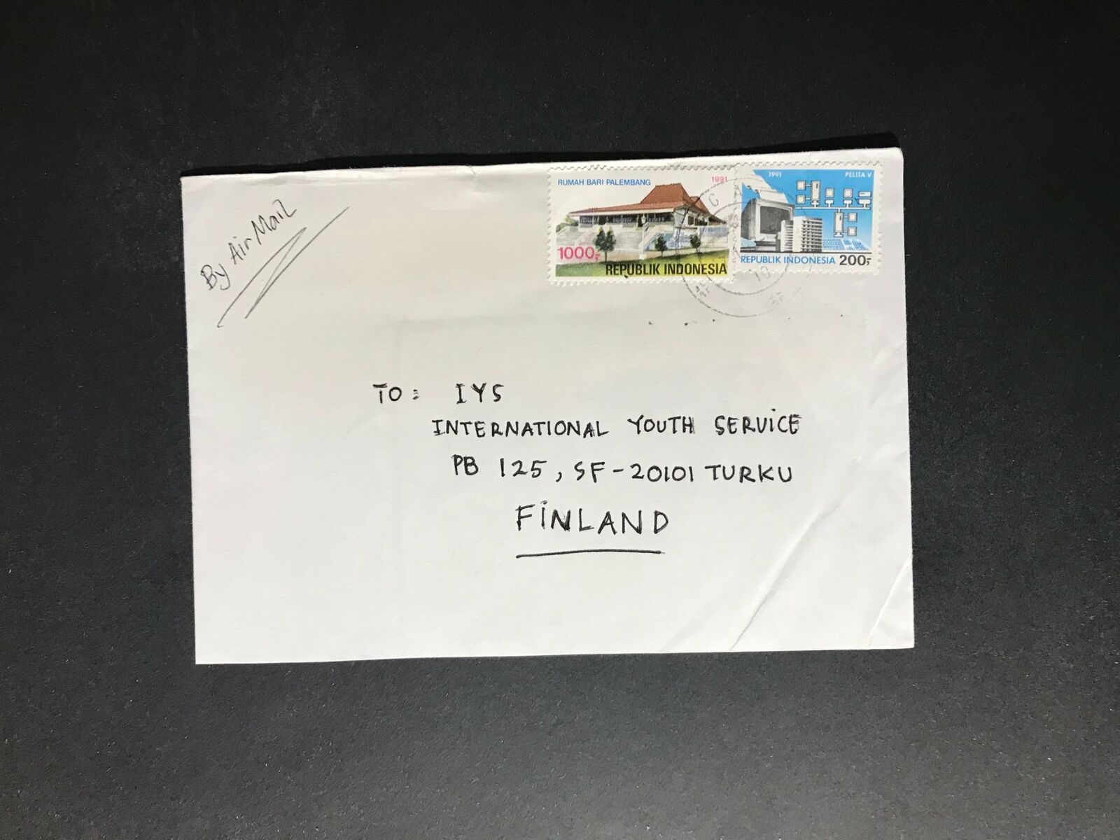 Indonesia #780//B242 Cover to Finland (1970-1999) Cover #1599