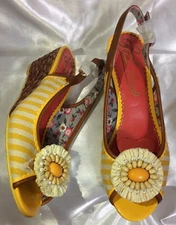 POETIC LICENSE London Espadrille Wedge Platform Sandals Women EUR 38.5/ US 7-7.5