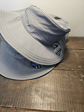 Mission Cooling HydroActive Vented Bucket Hat Wet To Cool UPF 50 Charcoal Gray