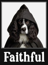 Springer Sprocker Spaniel pet dog Faithful Funny Fridge Magnet Gift