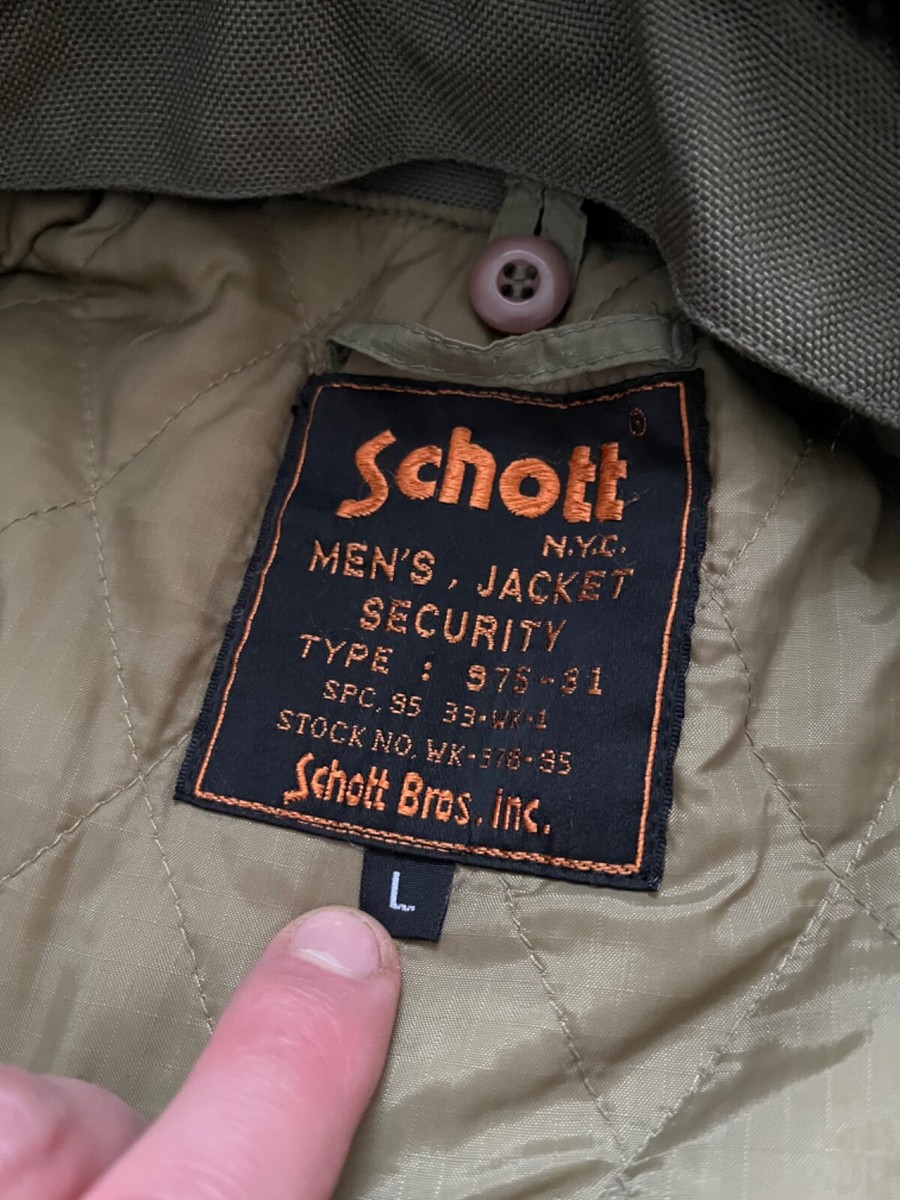 Schott NYC security jacket cordura dupont holofill | eBay
