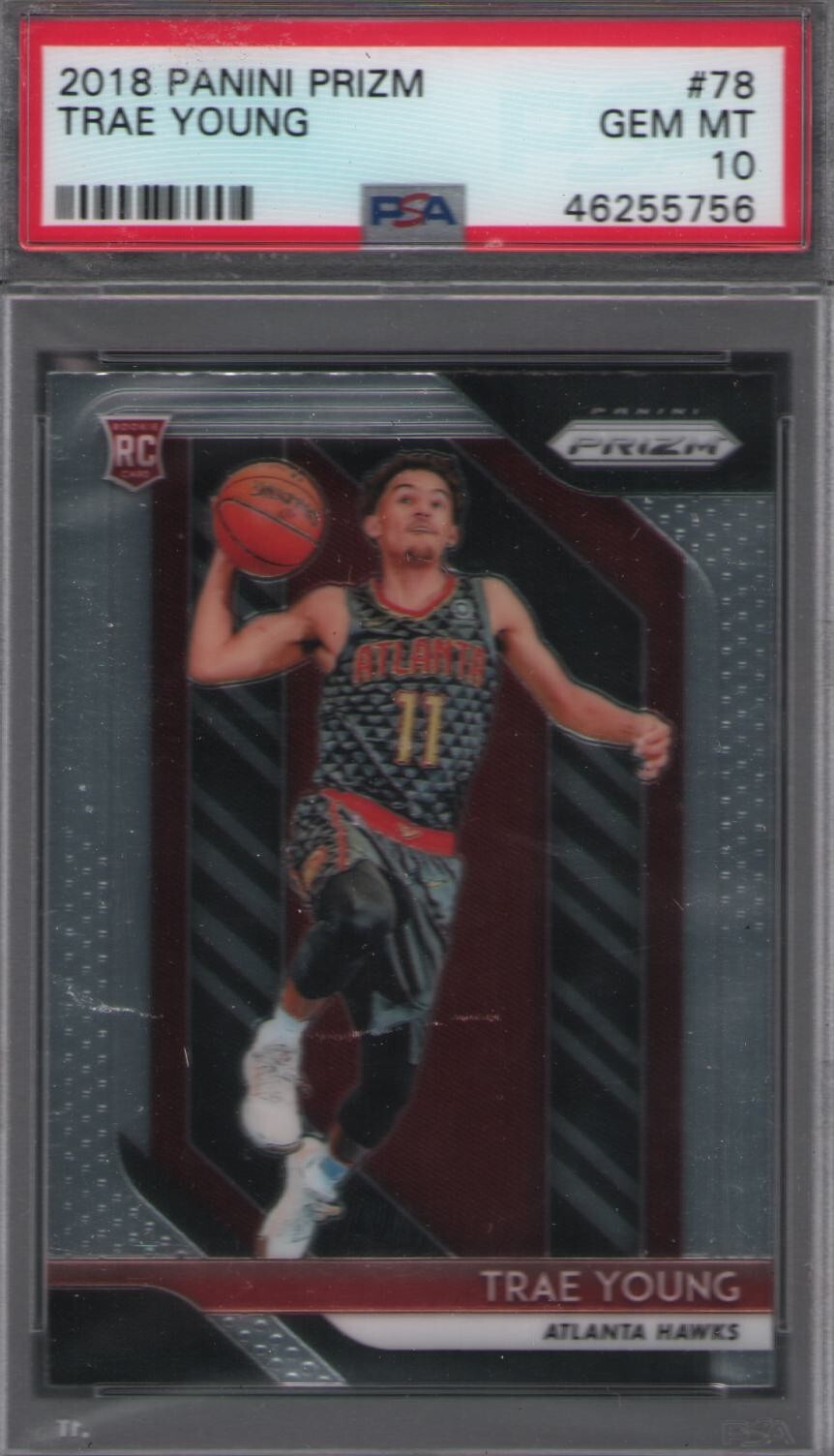 2018-19 Panini Prizm - #78 Trae Young RC ROOKIE PSA 10
