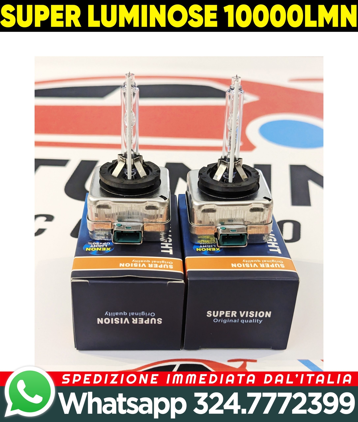 NTC-YouTuning Italia - 🔝kit, Lampadine Bi-xenon D3s Luci LED Auto Lampade 6000k 10000lm - - Miniatura 9