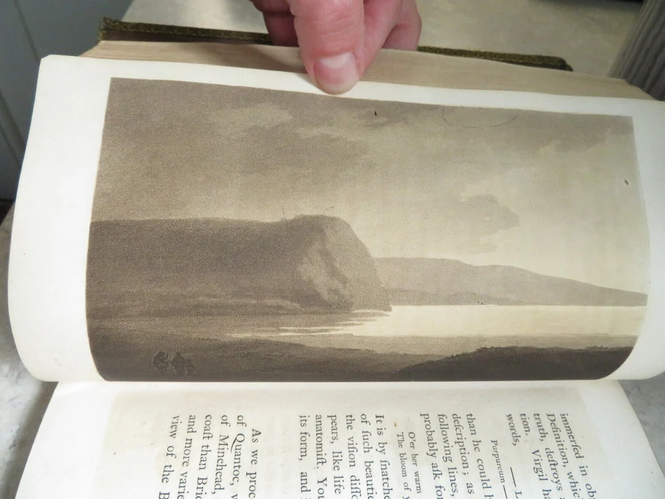 1808 OBSERVATIONS ON WESTERN PARTS OF ENGLAND BY GILPIN 18 AQUATINT ISLE WIGHT - Image 4 of 4