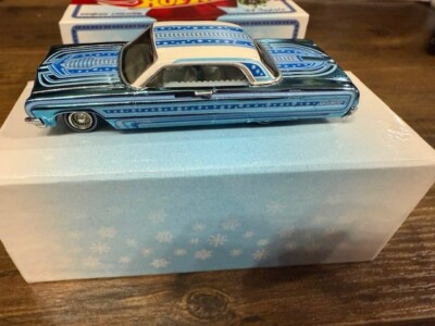 Hot Wheels 2021 RLC Holiday Snowman Chevy '64 Impala Spectraflame