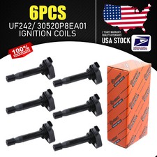 For 1999-10 Honda Accord Civic Odyssey Pilot Ridgeline, Ignition Coil UF242 6PCS