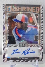 2022 Leaf Metal Baseball Tim Raines Expos Zebra Enshrined Auto True 1/1 HOF