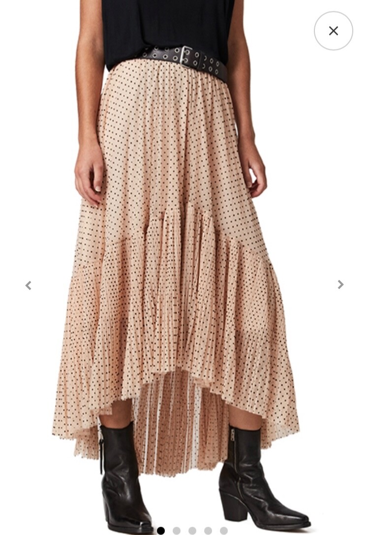 ALLSAINTS AUBREY DOT SKIRT ドットスカート ALLSAINTS Aubrey Dot Skirt | endource