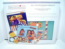 NEW Sealed Scrapbook 12x12 Postbound Memory Album Kit Acid Free.
