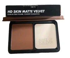 Make Up For Ever HD Skin Matte Velvet Powder Foundation ~ 4N74 Coffee