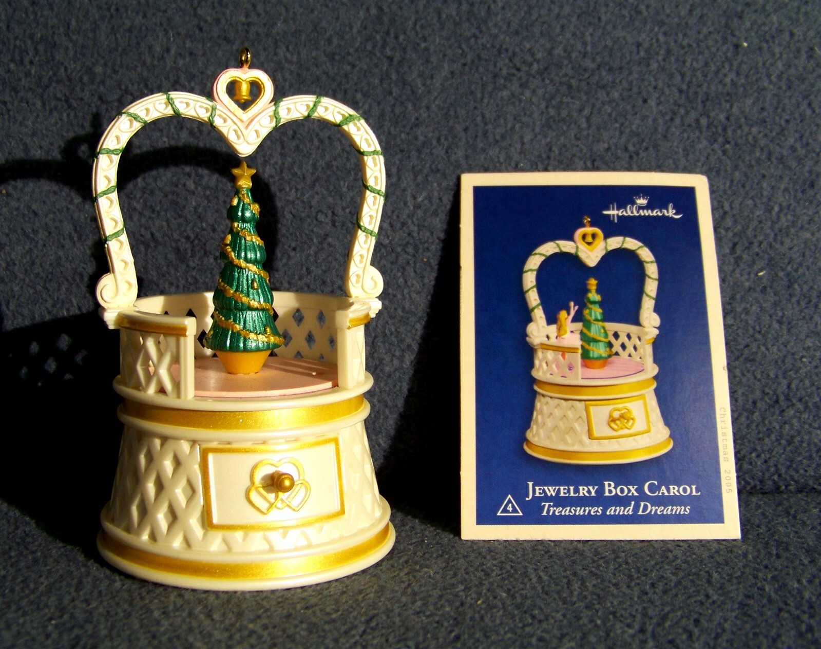 Hallmark 2005 Jewelry Box Carol Ornament QX2172 4th in Series Excellent Condition