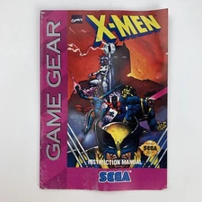 X-Men Game Gear Instruction Manual