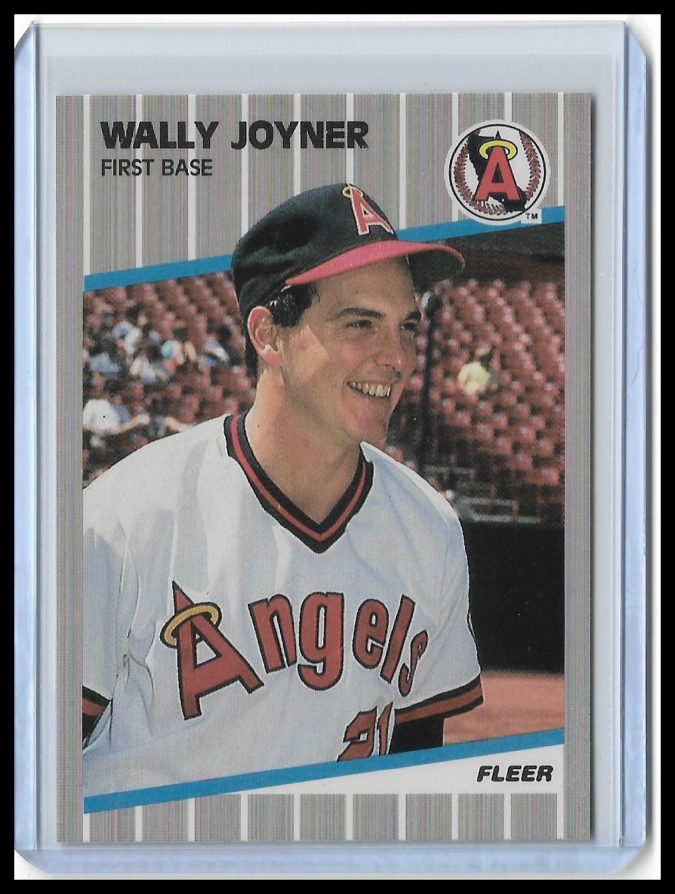 1989 Fleer Glossy - Wally Joyner #481
