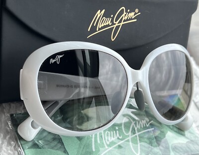 Maui Jim Nahiku MJ 436 05 White Pearl Frame + Grey Polarized Lens