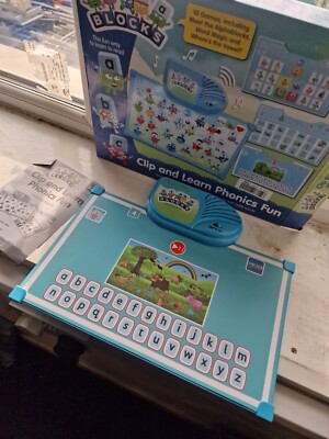 Alphablocks AN25 Clip Phonetik lustiges Spielzeug - Buchstabengeräusche lernen - DEFEKT