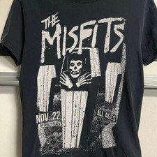Misfits Band Shirt, Misfits Black Retro Black Unisex T-shirt Classic KH13542