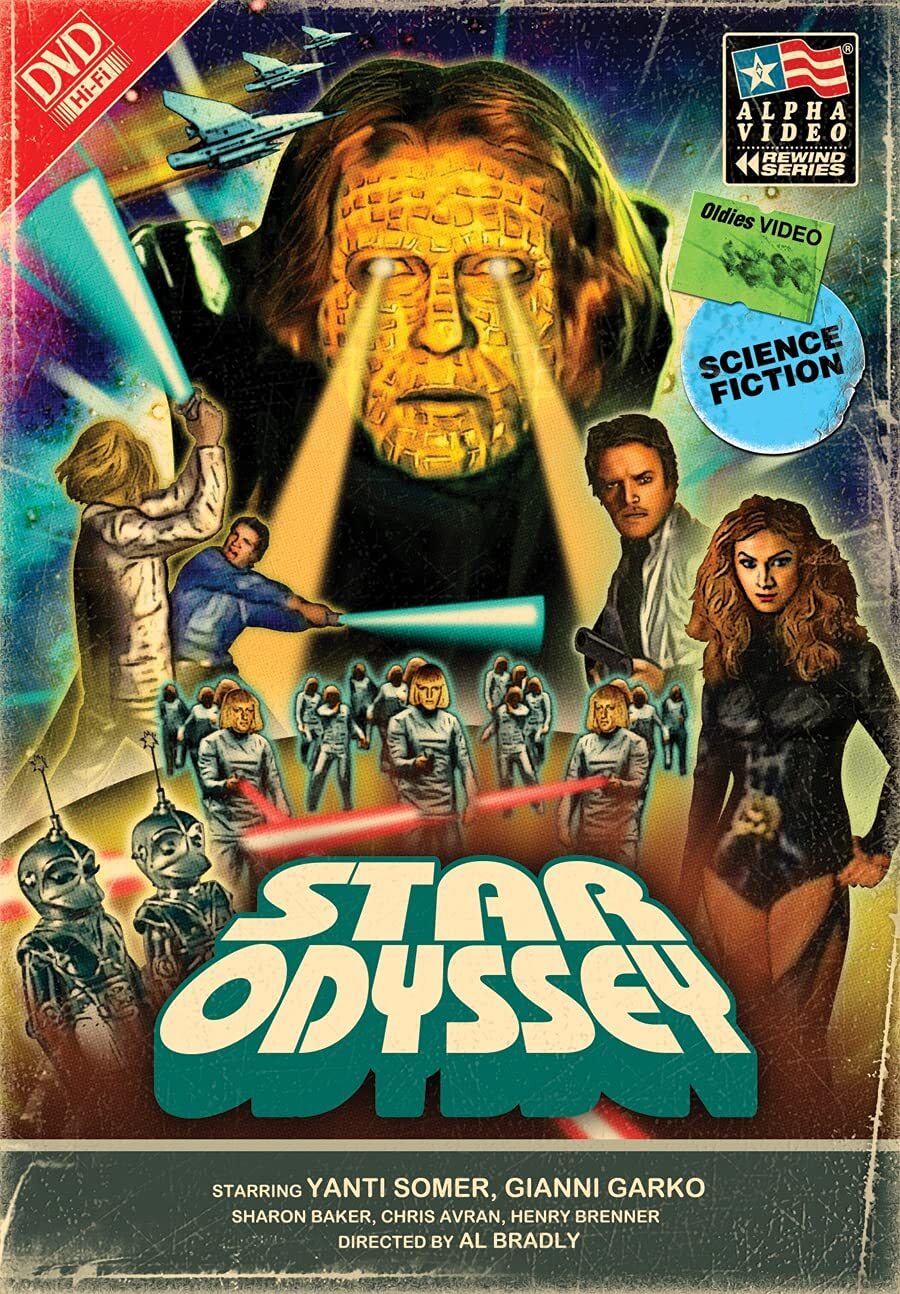 Star Odyssey (Retro Cover Art) (DVD) Chris Avran Gianni Garko Sharon Baker
