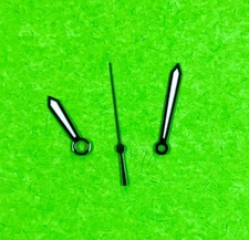 Cartier Santos Set Of Hands Black New Fits 2892