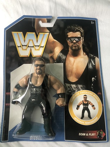 BNIB WWE MATTEL RETRO SERIES 10 DIESEL WRESTLING A...