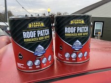 Leak Stopper Rubberized Roof Patch 3.6 qt. ,Black New LOT 2 Make Offer